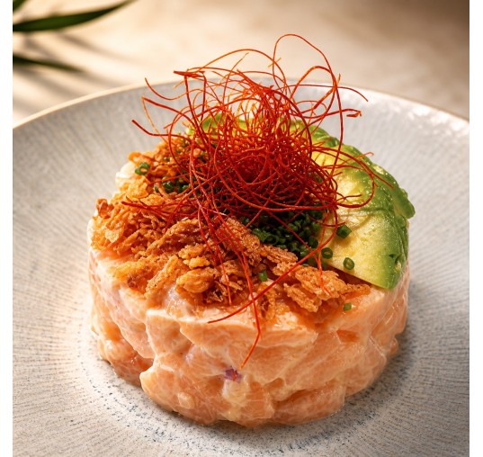 Tartar de salmón y aguacate