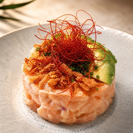 Tartar de salmón y aguacate